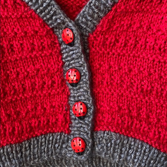 Handknit Baby Sweater - Picture 2 of 2